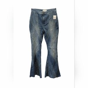NWT We The Free Mid Rise Mermaid Flare Jeans, Size 31